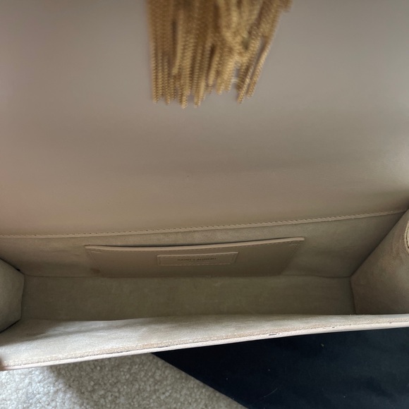 ๐๐ฅ๐ฅHOT!๐ฅAuthentic YSL Nude Kate Tassel Clutch๐ - Picture 14 of 16